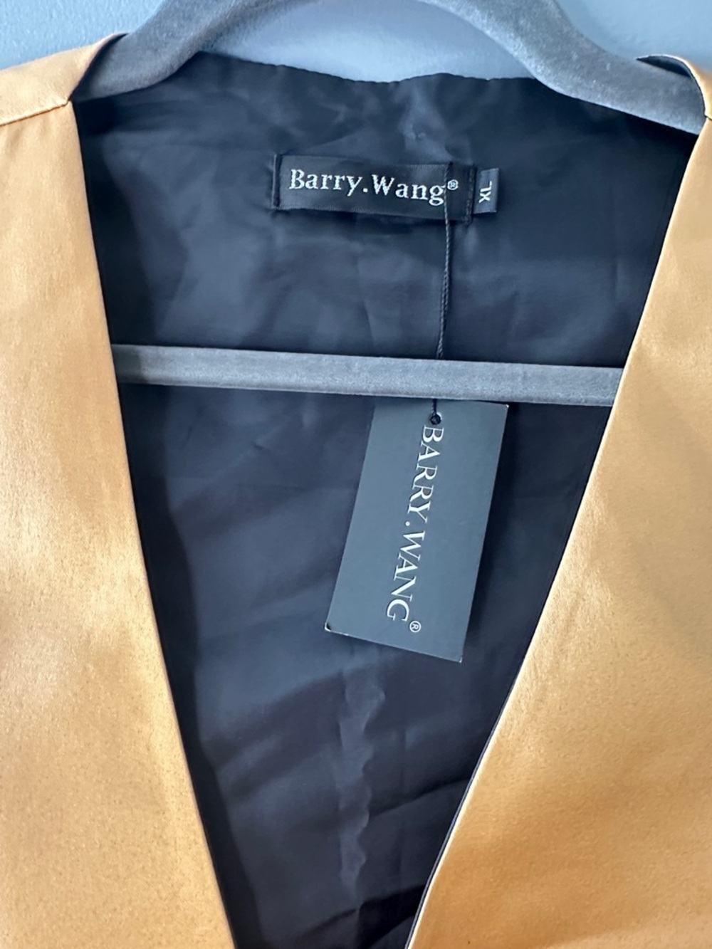 Barry Wang Men's XL Vest NEW Formal prom wedding graduation preppy business - Picture 3 of 6